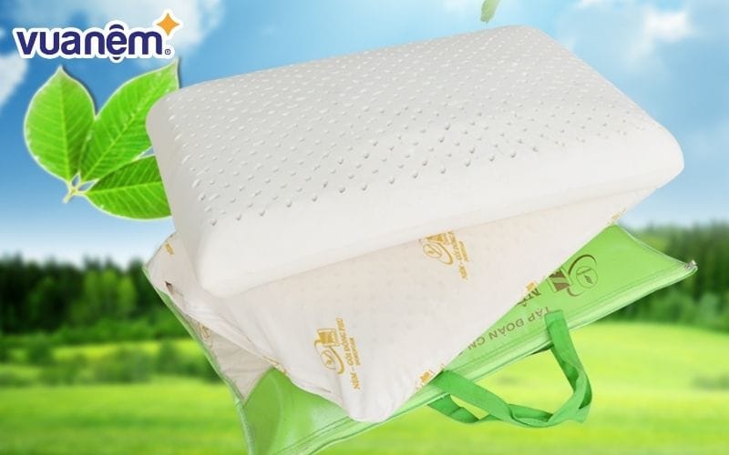 Gối cao su Đồng Phú có chất lượng và nguyên liệu an toàn