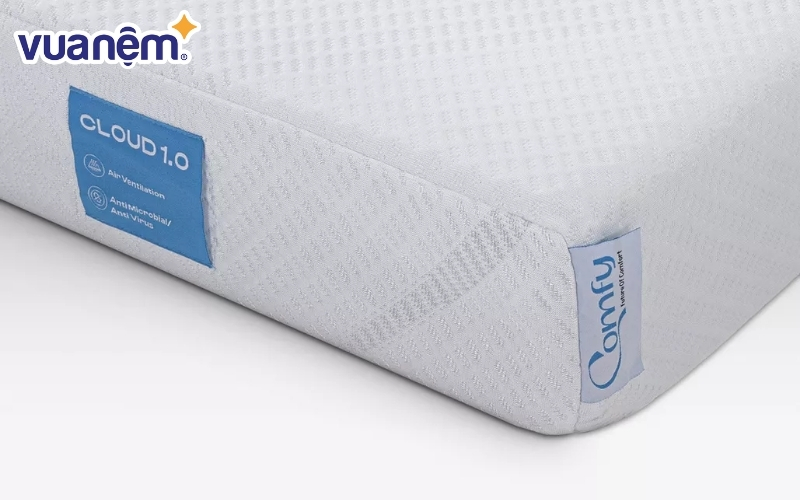 Nệm foam Comfy Cloud 1.0 thoáng khí