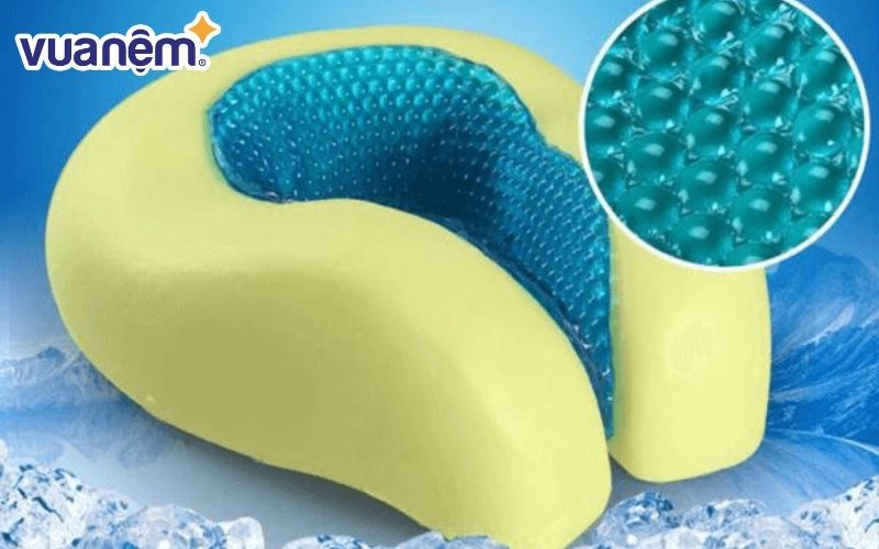Gối tựa cổ Gel lạnh