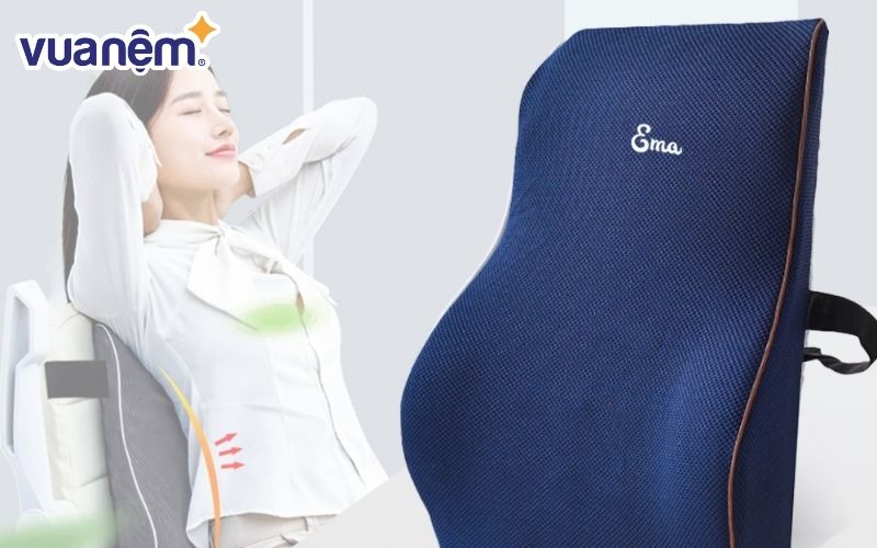 Gối tựa lưng ghế văn phòng Ema