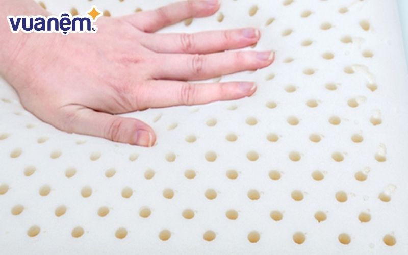 Gối cao su Vạn Thành có chất lượng tốt, an toàn, thoáng khí