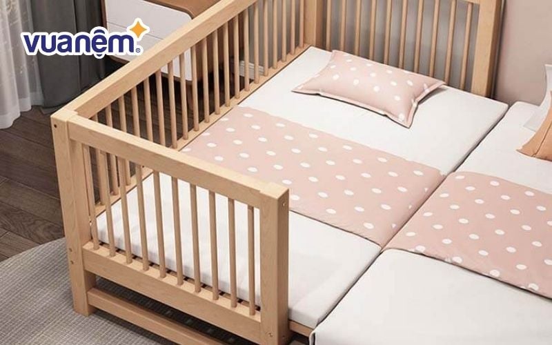 Kích thước giường cũi trẻ em khá nhỏ nên cần chọn lựa phù hợp