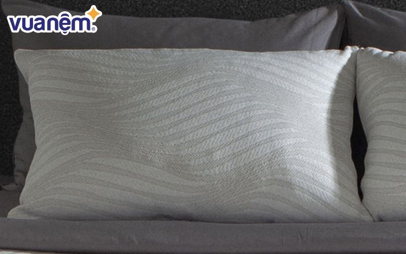 Gối cao su than hoạt tính Oval Grey