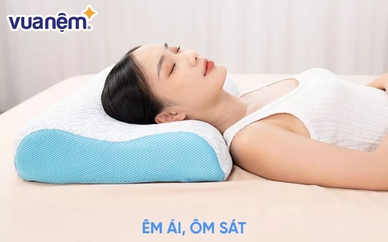 Gối foam công thái học thương hiệu Comfy Nami