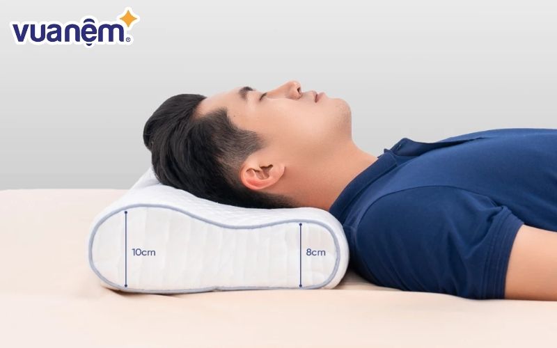 Gối foam Goodnight Nori 1.0 lượn sóng