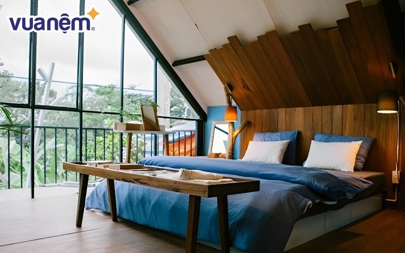 Giường dành cho các cơ sở kinh doanh dịch vụ nghỉ dưỡng có đa dạng kích thước