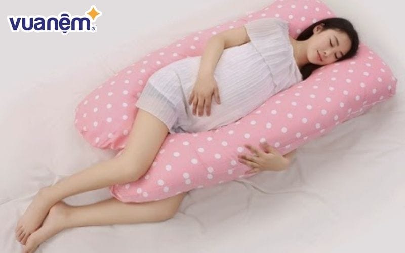 Gối ôm chữ U cho bà bầu Berry