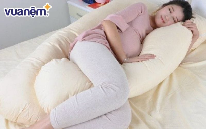 Gối chữ U cho bà bầu Thivi