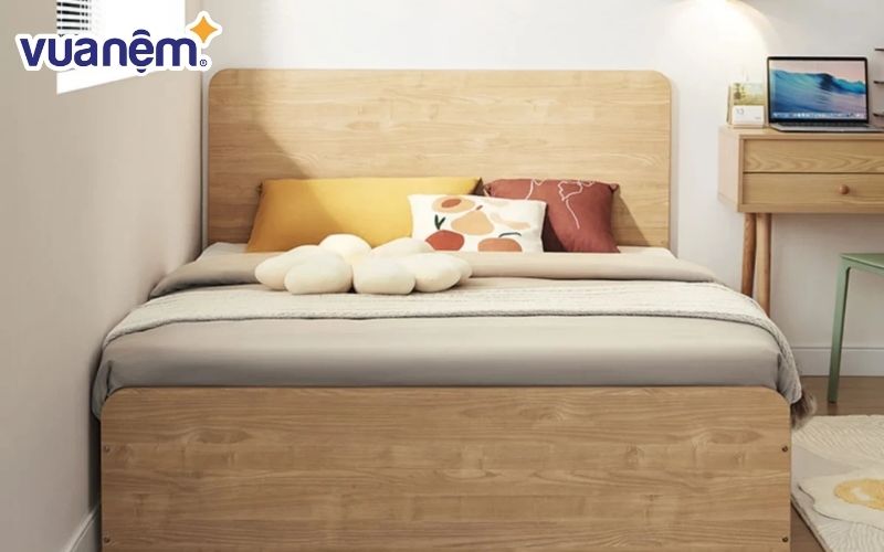 Giường ngủ cho bé gái hộp gỗ MDF cao cấp Selwyn