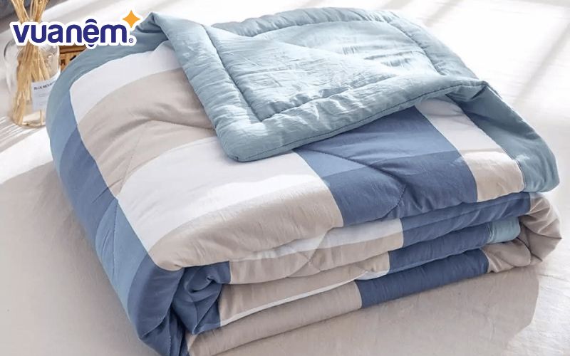 Mền ngủ văn phòng cotton 100% 
