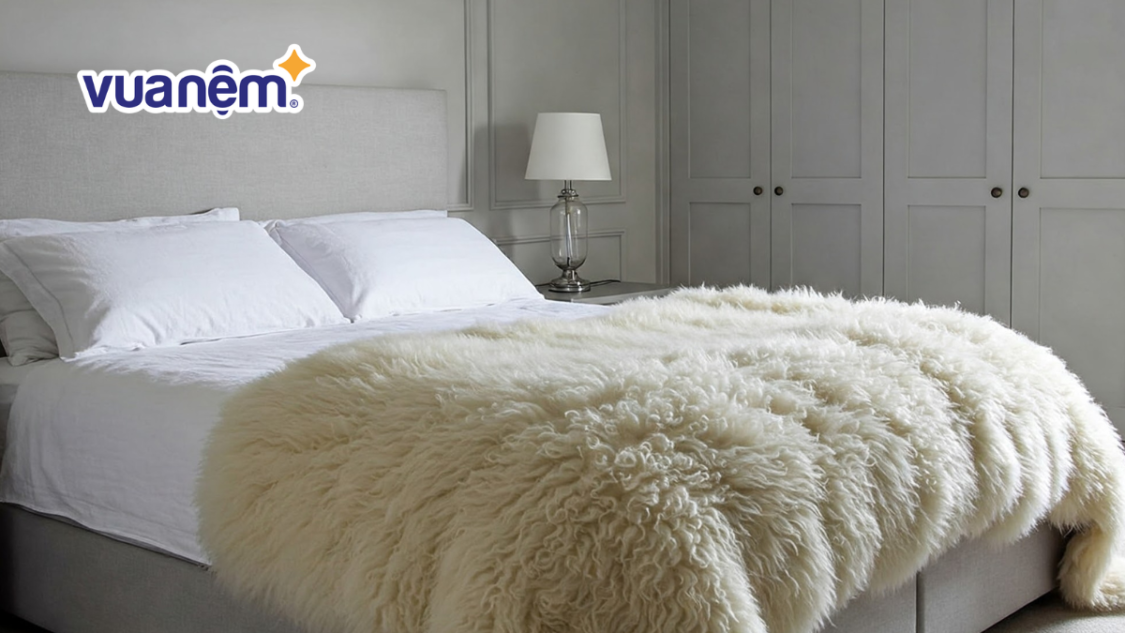 Cách giặt chăn lông cừu