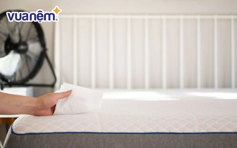 Cách xử lý khi nệm cao su bị ướt