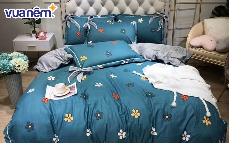 Mẫu chăn cotton nhung 2