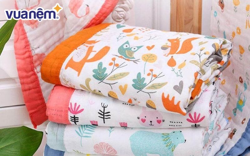 Mẫu chăn cotton cho bé 2