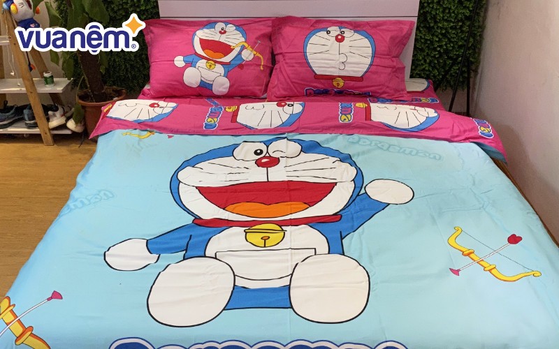 Thiết kế đa dạng của chăn mền Doremon