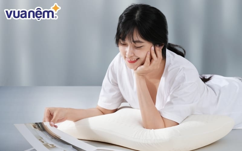Chọn gối cao su Gummi Cookie  hỗ trợ nâng đỡ cổ vai gáy