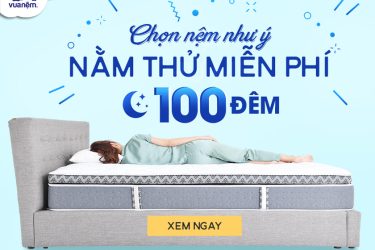 100 đêm ngủ nệm miễn phí