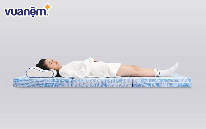 Đệm bông ép 5cm Kim Cương Titanium