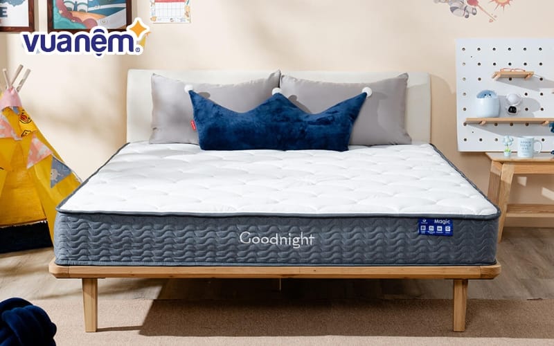 Đệm lò xo kháng khuẩn, giảm đau lưng Goodnight Magic
