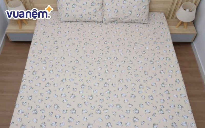 Ga chống thấm cotton hoa trắng Goodmama