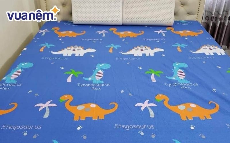 Cấu tạo 2 mặt cotton và màng chống thấm TPU của ga Goodmama