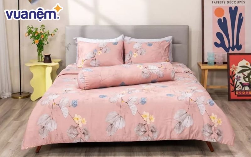 Mẫu ga giường chần bông tencel