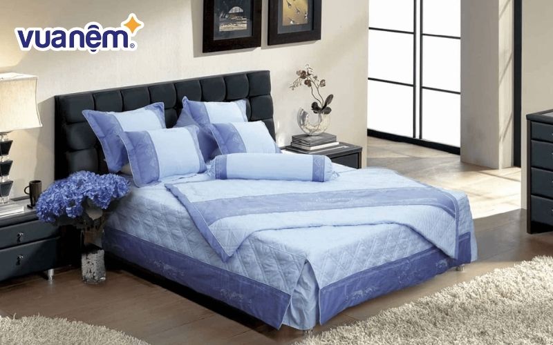 Mẫu drap giường phủ hộp