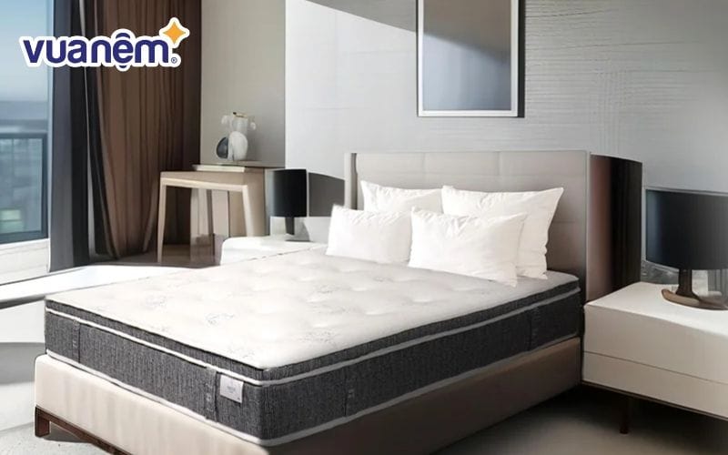 Đệm lò xo được đánh giá có độ đàn hồi tốt hơn đệm cao su