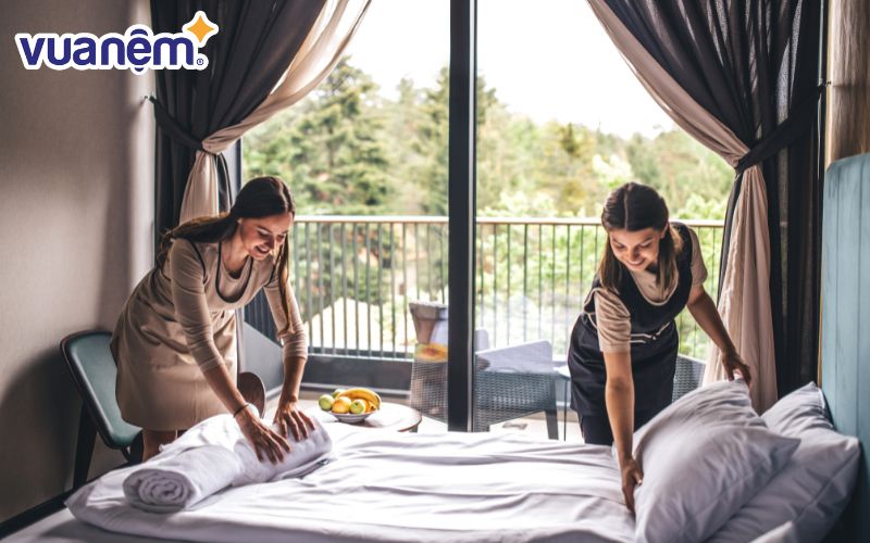 Nệm giường nên được làm sạch mỗi lần một tháng