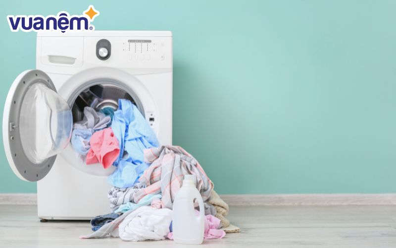 Giặt vỏ chăn bằng máy giặt cần chú ý về số lượng