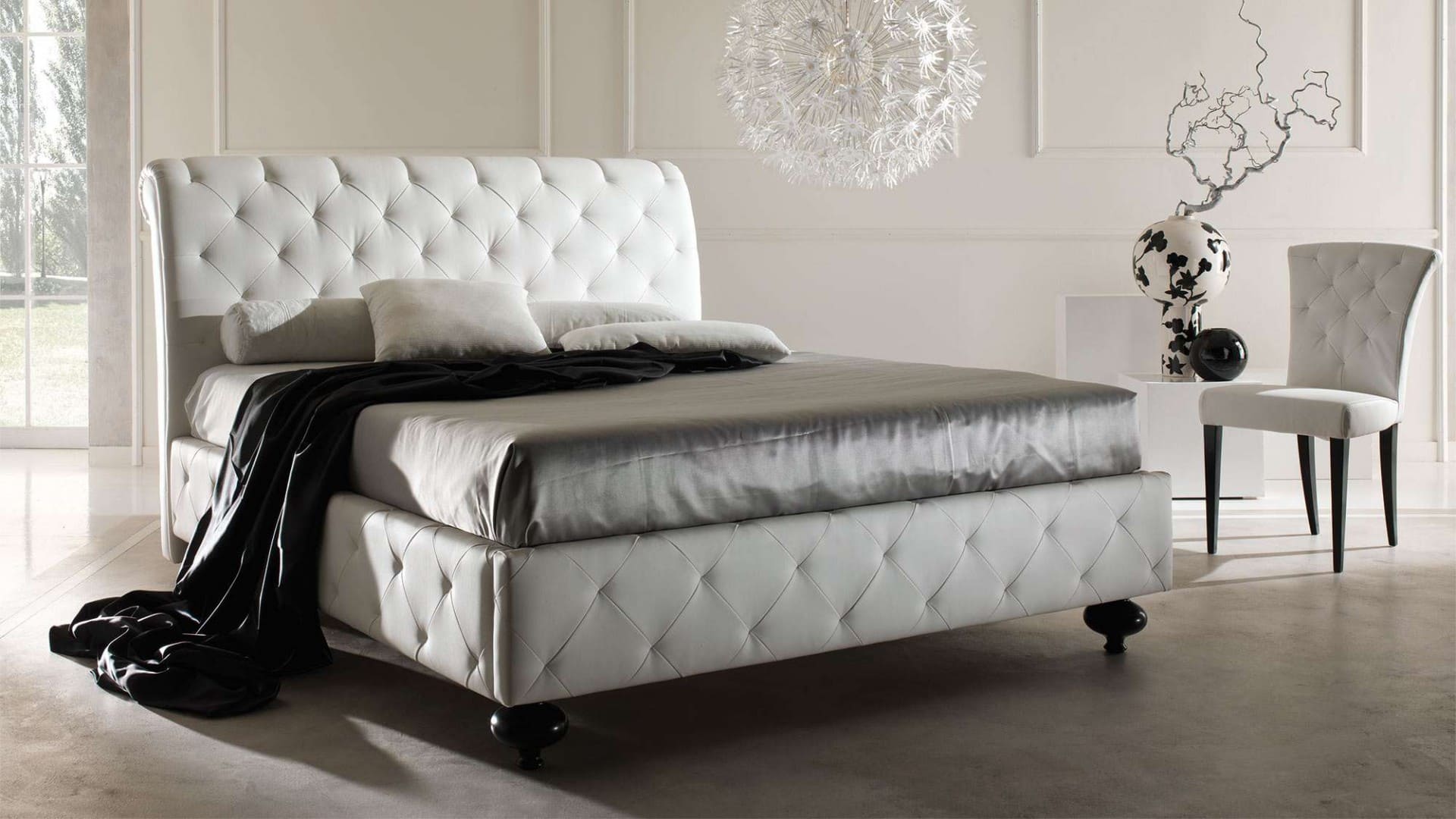 mẫu thiết kế giường da hiện đại 
