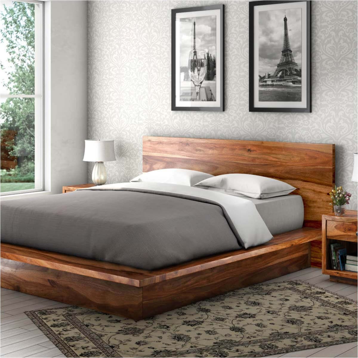Mẫu giường gỗ đẹp 1 