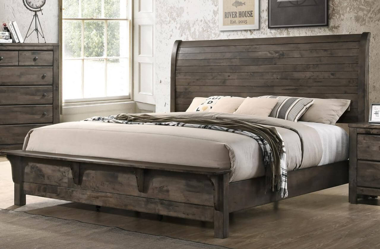  lựa chọn những mẫu giường gỗ tự nhiên