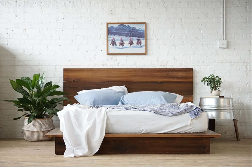 Mẫu giường gỗ ép đẹp 18