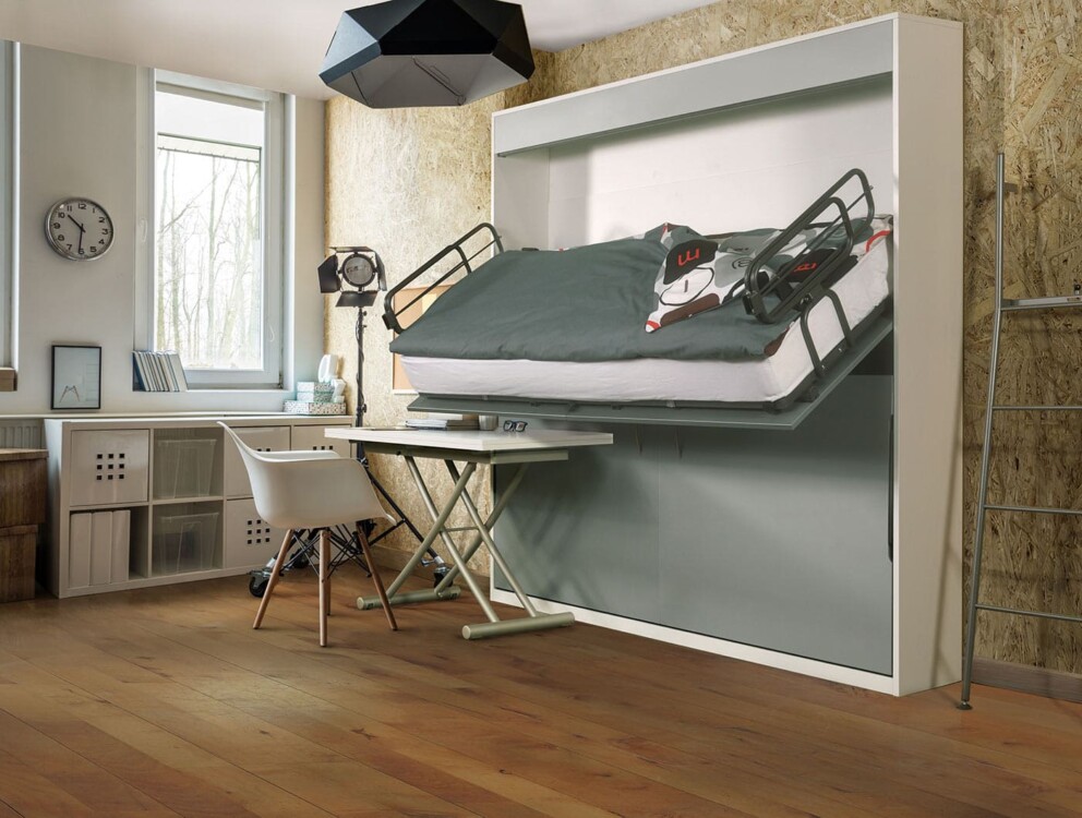 Mẫu giường tầng gỗ công nghiệp cho bé thông minh 
