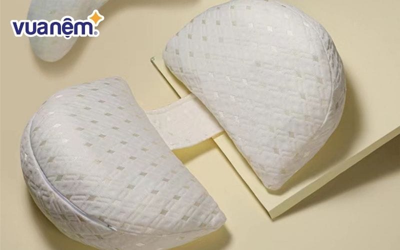 Quan tâm tới chất liệu khi mua gối cho bà bầu