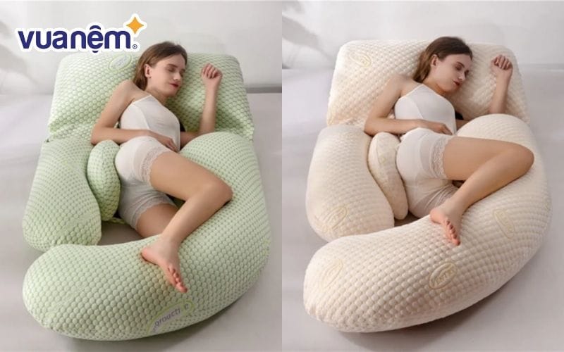 Gối chữ G cho bà bầu