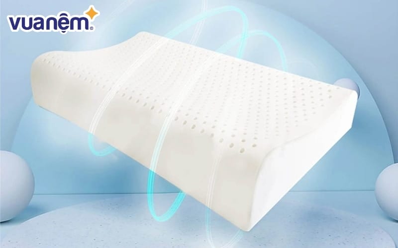 Gối cao su Dreamland nâng đỡ vai gáy