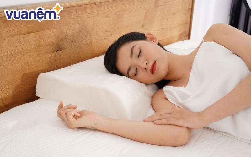 Gối cao su Gummi Oren 100% thiên nhiên massage cổ vai gáy
