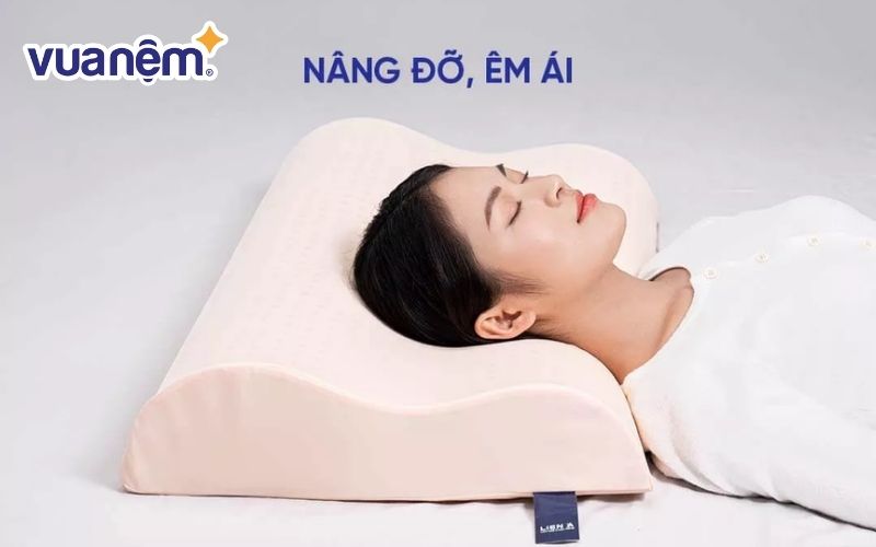Gối cao su Liên Á Contour chống trào ngược