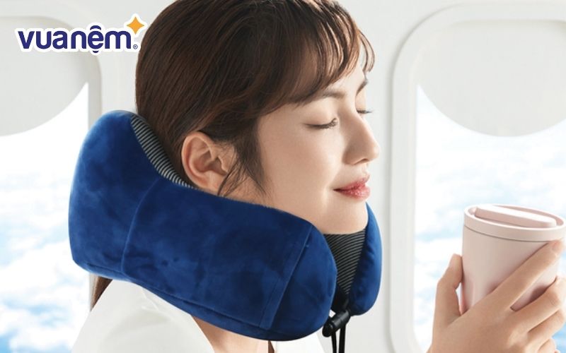 Gối cao su non tựa cổ chữ U Neck Rest Pillow