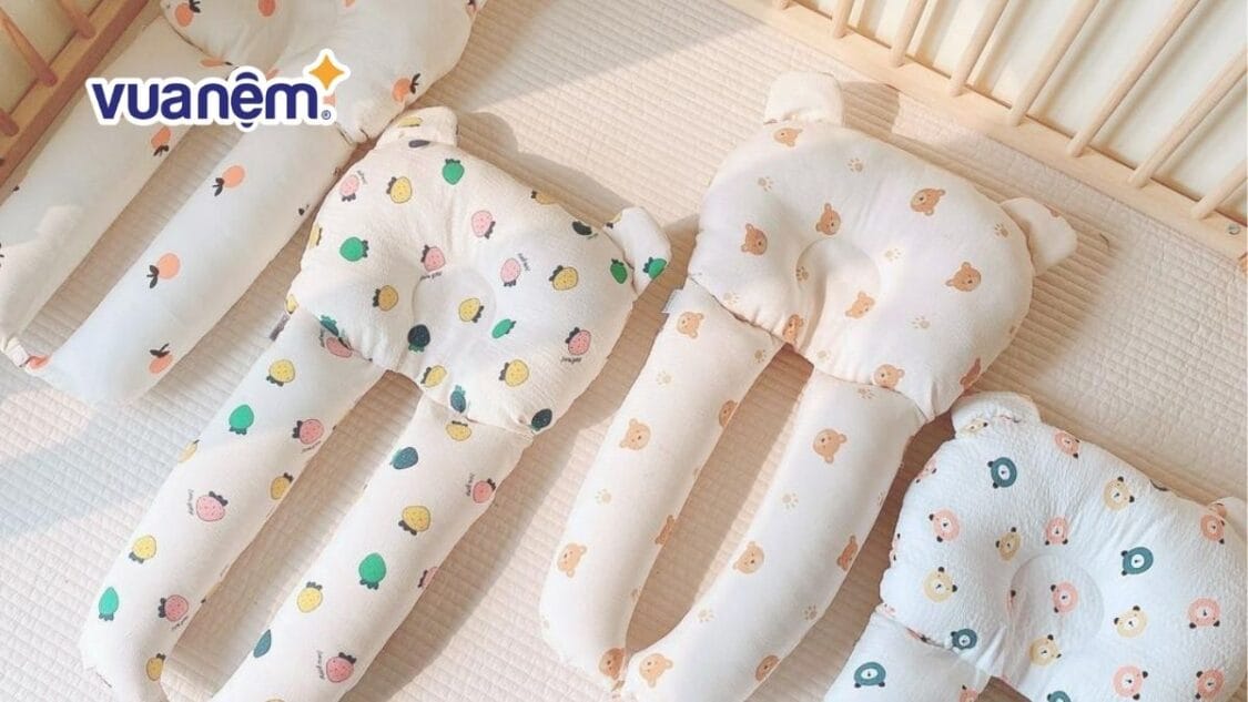 gối chữ u cho bé