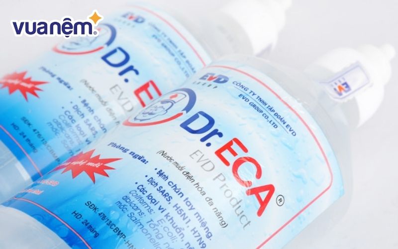 Sử dụng Dr ECA ngâm chăn ga để khử mùi chăn gối