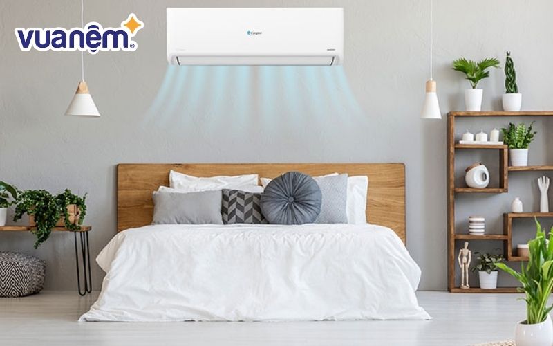 Cách khử mùi hôi của chăn bông bằng điều hòa