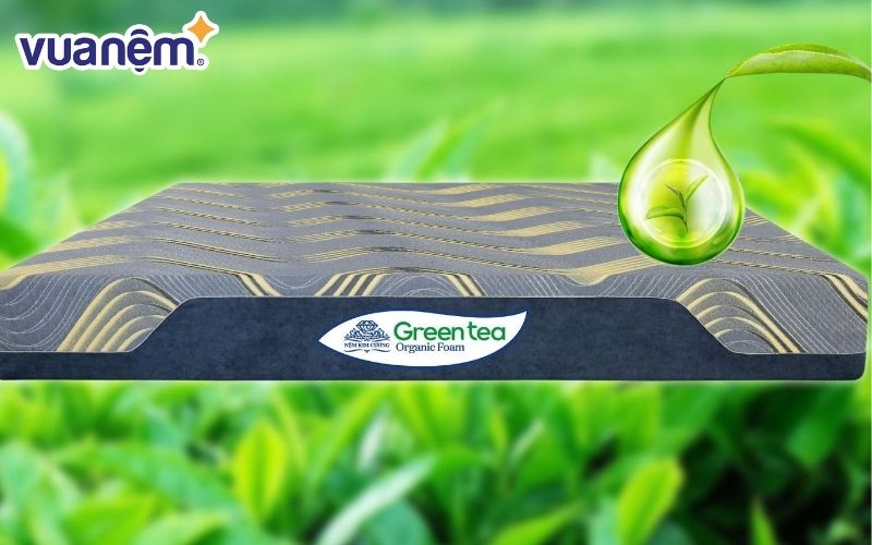 Các lớp foam được tích hợp công nghệ làm mát giúp gia tăng sự thoáng khí