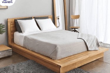 mẫu giường 1m2 gỗ