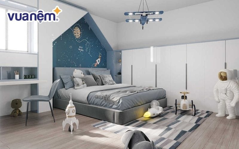 Màu sắc chăn ga gối cho phòng ngủ của bé thêm ấm cúng và an toàn