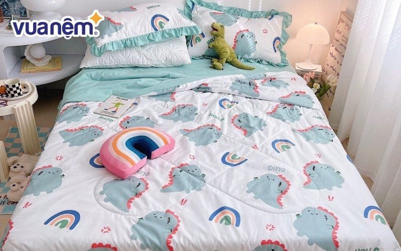 Lựa chọn chất liệu vải chăn ga gối an toàn cho bé