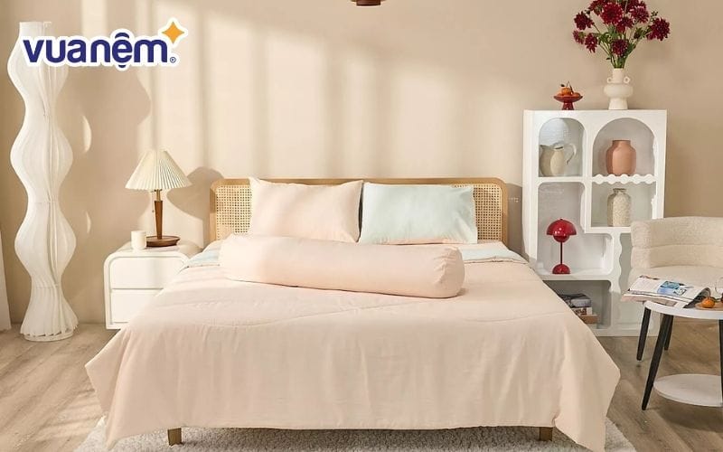 Chăn ga gối màu kem sữa là lựa chọn lý tưởng cho Song Ngư