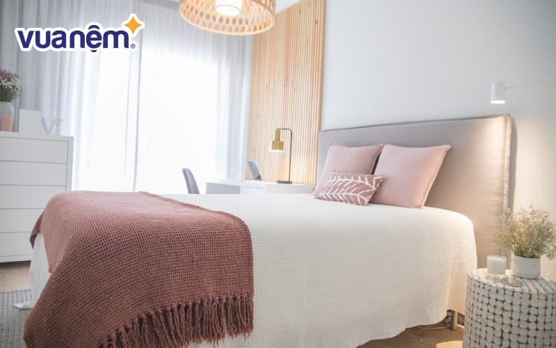 Màu sắc tích cực, tươi mới mang đến sự bình yên cho không gian nghỉ ngơi